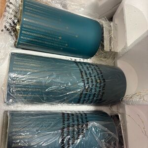 Teal Starry Tumbler Set
